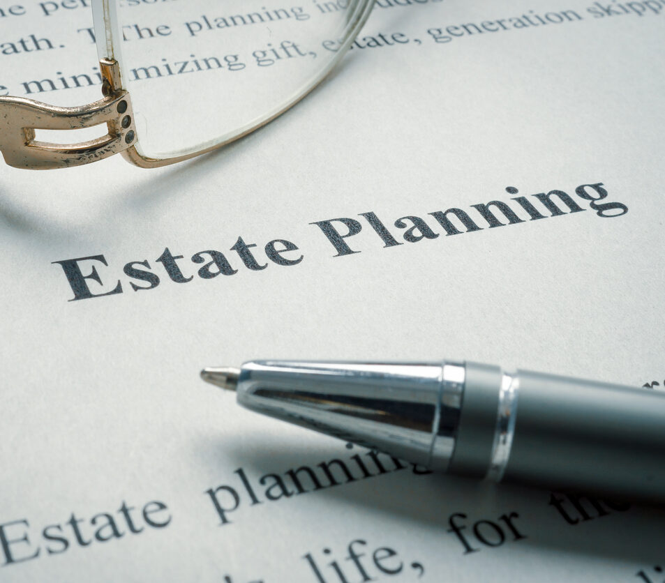 Information about Estate planning and old glasses.